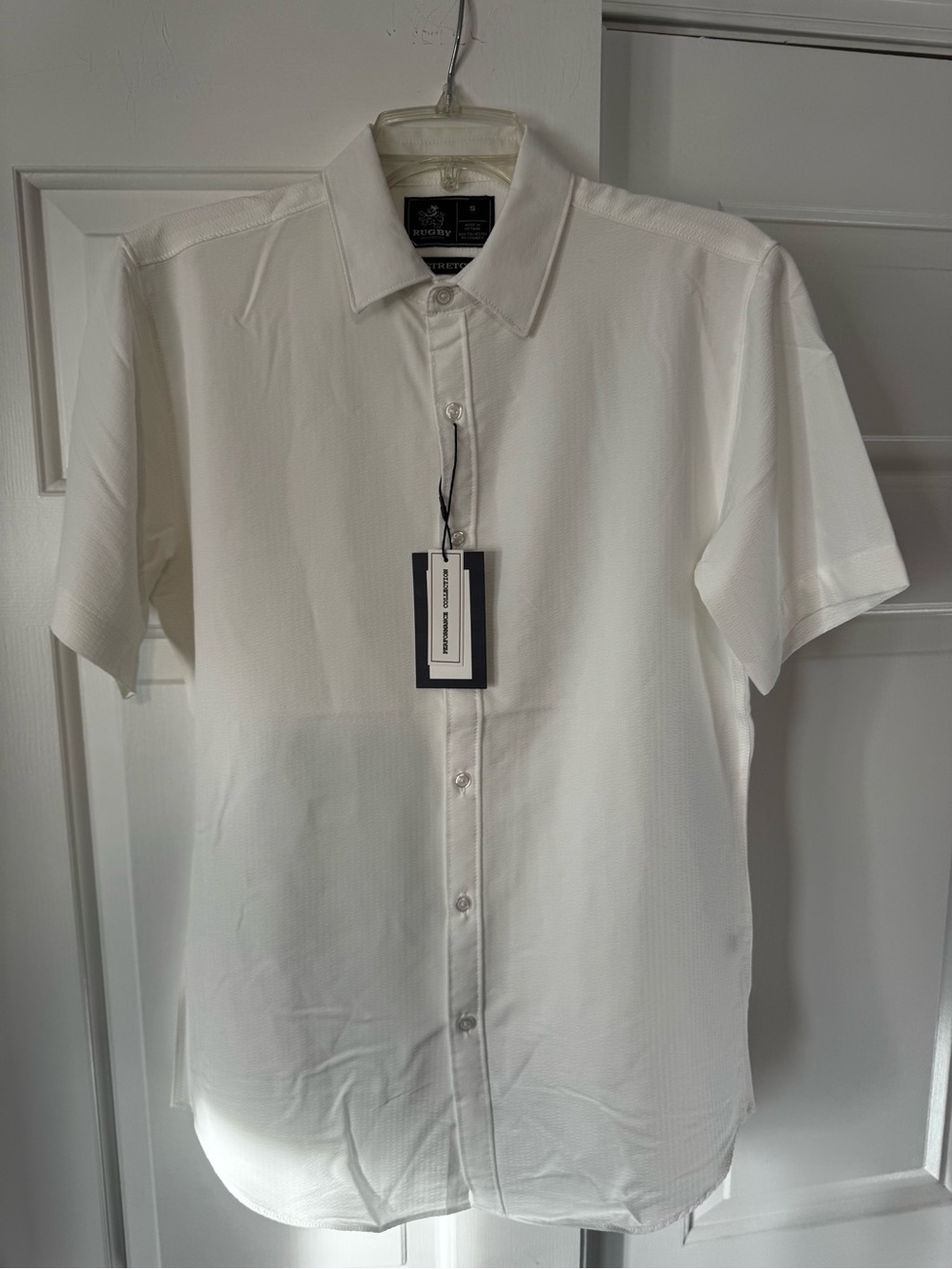 Rogue Territory White Short-Sleeve Casual Button-Down Shirt